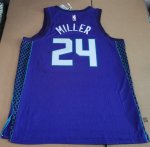 Maillot de Basket #24 Miller Hornets 23-24 statement Violet